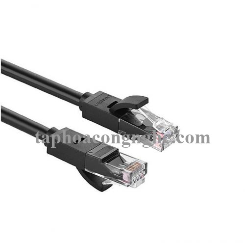 Ugreen 20158 0.5M màu đen cáp mạng cat6 utp gigabit nw102 30020158